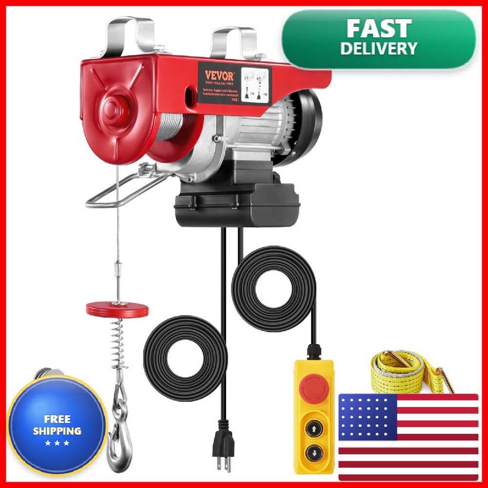 Vevor Electric Hoist Remote Control 440 Lbs Material Handling Tool 110V
