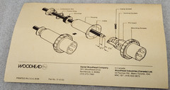4100P5W Pin & Sleeve Plug 100 Amp 3 Phase 600 Volt, Woodhead DW4100P5W