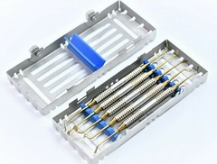 German 5 Pcs Sinus Lift Instruments Set Kit Implant Dental Dentistry Cassette