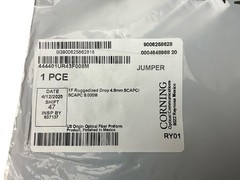CORNING 1F Ruggedized Drop Fiber Optic Jumper SCAPC/SCAPC 8.000M 444401UR43F008M