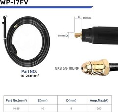 Reboot 250A 8-in-1 MIG/TIG/Stick 120/240V RBM2500 PRO+300A Copper Holder,Kit