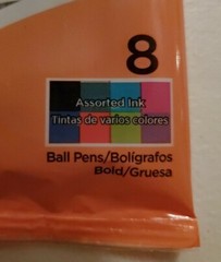 NEW SEALED (Lot of 2) Bic Cristal Xtra-Bold Ball Pens Assorted Ink 8 ct. each
