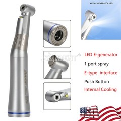 SANDENT Dental LED E-generator Internal Spray Contra Angle Low Speed Handpiece