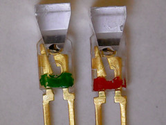 Qty 2: Rare Vintage Western Electric LEDs Historic NOS “Wedge Style”