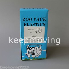 1 Box 50 Packs Orthodontic Zoo Pack Elastic Bands Fox 5000 Pcs/box 1/4 3.5 OZ