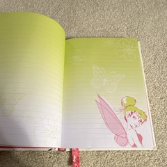Disney Ariel & Tinker Bell Illustrated Blank Journals Cardboard Cover