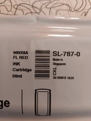 Pitney Bowes SL-787-0 FL Red Ink Cartridge 56ml – Replaces 787-0 NEW
