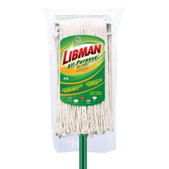 Libman All-Purpose Cotton Blend Wet Mop 16 Inch Mop Head