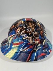 New Full Brim Hard Hat Custom Hydro Dipped BUFFALO BILLS