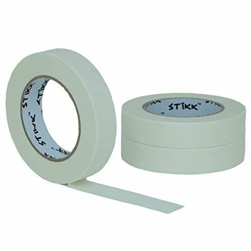 3 Pack 1″ inch x 60yd STIKK White Painters Tape 14 Day Easy Removal Trim Edge