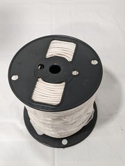 SOUTHWIRE Machine Tool Wire 14 AWG, White, 500′ L, Polyvinylchloride 411030501