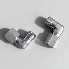 2Pcs For AGT M14x1.5 Din Male To Female 90 Mini Excavator Hydraulic Fittings HOT