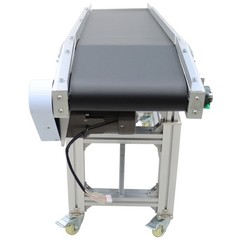 110V 59″×11.8″ Electric Plane Ramp Conveyor Transpotation Machine 66-88Lbs Load