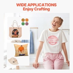 Heat Press Machine 2-In-1 15x15in Sublimation Print Transfer DIY T-shirt Cap