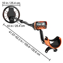 LCD Display 10 Inch Metal Detector Gold Digger Hunter IP68 Waterproof