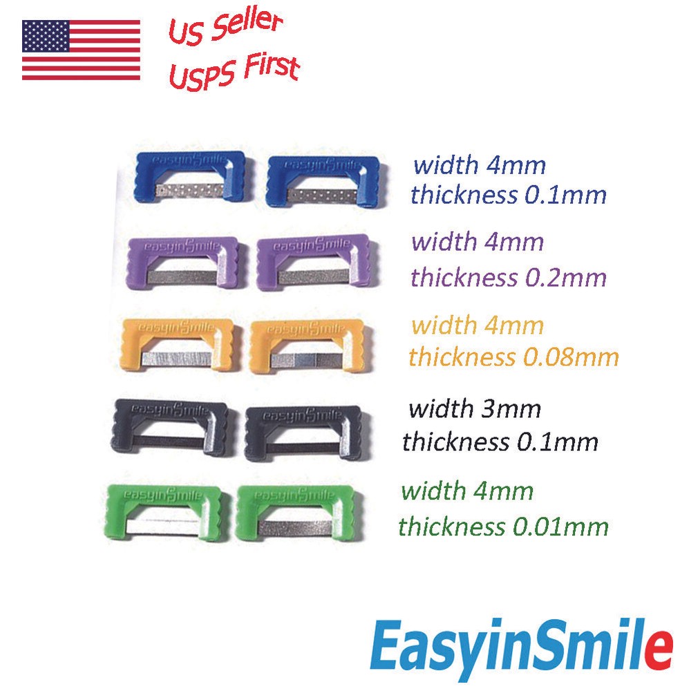 Dental Interproximal Strips 10pcs Easyinsmile Enamel Restorative Reduce IR Reuse