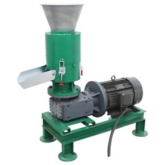 220V Wood Bran Straw Pellet Machine w/8mm Plate Biomass Fuel Maker 60KG/h 7500W