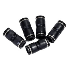 Straight Air Line Union Push To Connect Air Fittings For 3/8″ OD Pneumatic 10Pcs