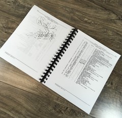 Service Manual Parts Catalog Set for John Deere 620 630 Series Tractors Repair