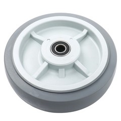 4 Pack Gray 1/2″ Axle Hole Replace Polyurethane 900 Pounds 8″ Caster Wheels