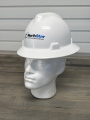 NorthStar Communications Group MSA V-Gard Style Hard Hat Medium White