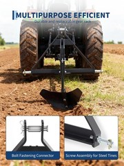 Steel Middle Buster Heavy Duty For Category 1 3 Point Quick Hitch Tractors Plow