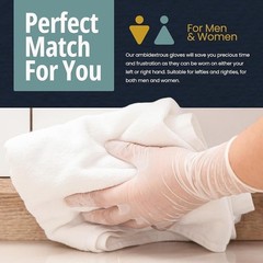 Heavy Duty Vinyl Exam Gloves Medical Disposable Protective 100 Count Bulk New