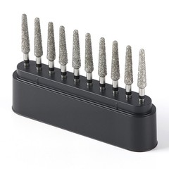 AZDENT Dental Diamond Burs Super Coarse Black FG 1.6mm for High Speed Handpiece