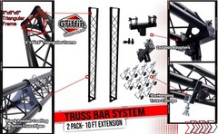 2 PACK Triangle Truss Kit DJ Booth Trussing Section Stage Segment Lighting Stand