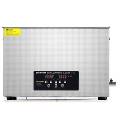 CREWORKS 30L Ultrasonic Cleaner with Control Panel 1-30 min. Timer & Degas Mode