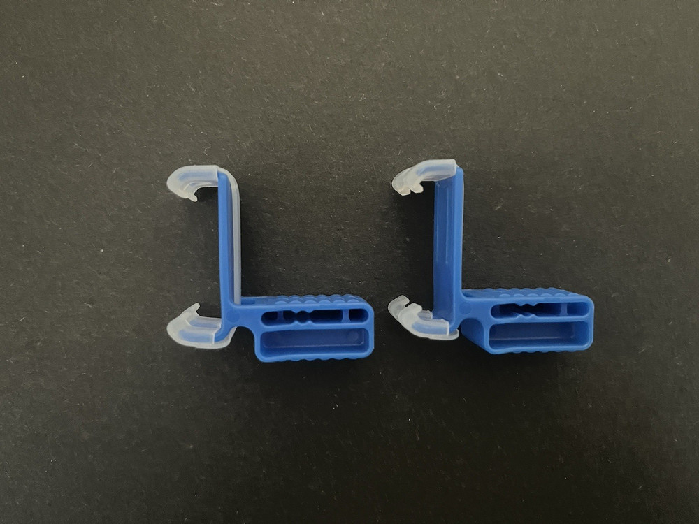 2/pk XRay Universal Sensor Holder Blue For Anterior Periapical Digital X-rays