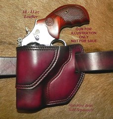 Gary C’s Leather Avenger OWB Left Hand Revolver HOLSTER S&W L Frame 3″