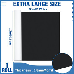 Extra Large 12 in x 5 ft x 40 Mil Blank Car Magnet Roll Vehicle Magnetic Signs F