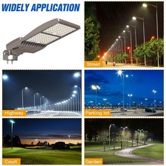 Commercial Led Parking Lot Area Lighting 320W 48000LM Street Shoebox Lights IP65