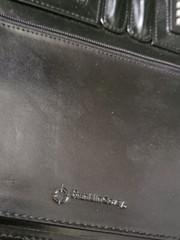 Franklin Covey Planner Black Classic Binder Faux Leather All In One 12.5 x10