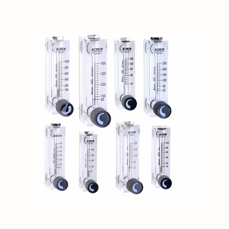 LPH ml/min 1/4″ BSP Female PMMA Liquid Flowmeter Water Flow Rotameter LZT-6T