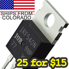 MOSFET – IRF540N 100V 33A – Transistor for Arduino Pi TT