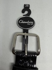 Chambers Uniform Duty Belt 1.5” Black Basket Weave Size 38
