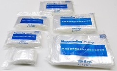 600 Bags 2mil Small Sizes Assortment Clear Reloc Zippit Assorted 6 Sizes 100@