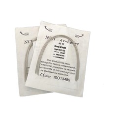 Dental Orthodontic Heat Thermal Activated Niti Rectangular Arch Wires Arcs