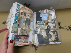 Junk Journal Handmade Chunky Vintage Style Handmade Hardcover /Ephemera Biege