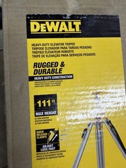 Dewalt DW0735 , 5/8 In. Elevated Construction Tripod Type 2 , New Open Box