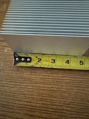 High Efficiency Aluminum Heat Sink 2 Lbs 4.75″ X 3.75″ X 2.75″ 10MM Base Plate