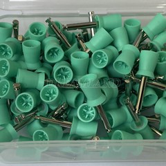 100 PCS Dental Prophy Polishing Cup Latch Type for Contra Angle Handpiece USA