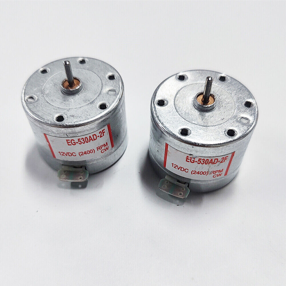 2PCS 530 Motor DC 12V 2400RPM-EG-530AD-2B Micro-motor CCW DIY Parts New