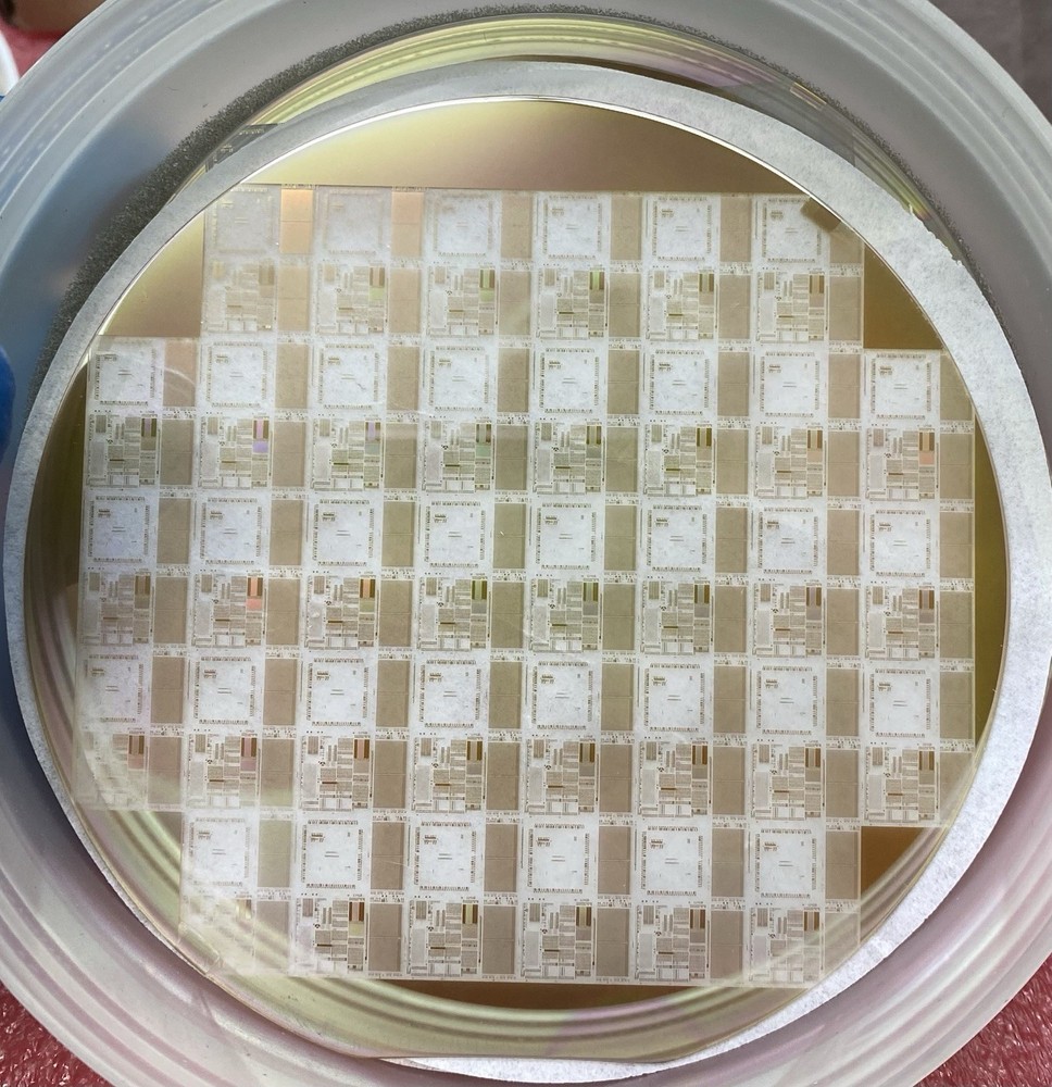 1990’s 4” Silicon Carbide Early Research Lithographic Circuit Wafer