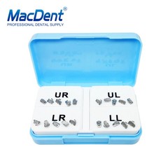 200Pcs MacDent Dental Orthodontic Buccal Tubes 1st Molar MBT ROTH 022 Monoblock