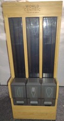World Centric BAMBOO CABINET CUTLERY DISPENSER 3-SLOT FORK SPOON KNIFE DP-BA-FKS