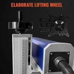 🔥VEVOR 20W 30W 50W Raycus Fiber Laser Metal Marking Machine Rotary Axis