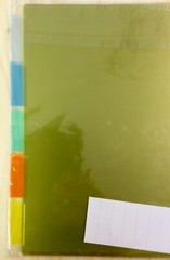Wilson Jones Poly Insertable Dividers, 5-Tab Set, Multicolor Tabs (W54319)